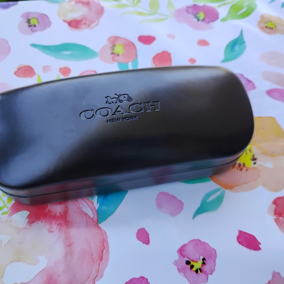 Coach Black Glasses Case - Picture 1 of 7